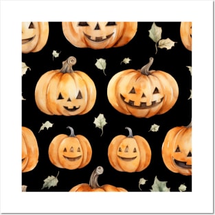 Halloween pattern #1 Posters and Art